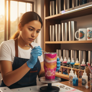 Curso de Decoración y Personalización de Termos y Tazas con Resina Epoxi.